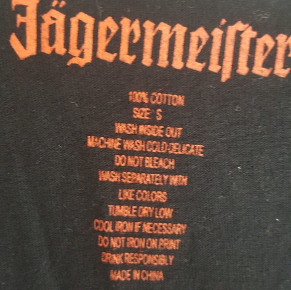 Jagermeister T-Shirt.  Size S - Picture 6 of 6